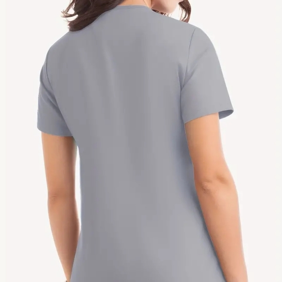 Scrup Top For Doctor, Nurse, Dentist. 2 Pockets Vneck, 21" pit to pit - Picture 4 of 9